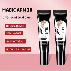 2 pcs Semi Solid nail Glue for press- nails